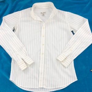 The Tailored Sportsman Striped Long Sleeve Equestrian Shirt sz S